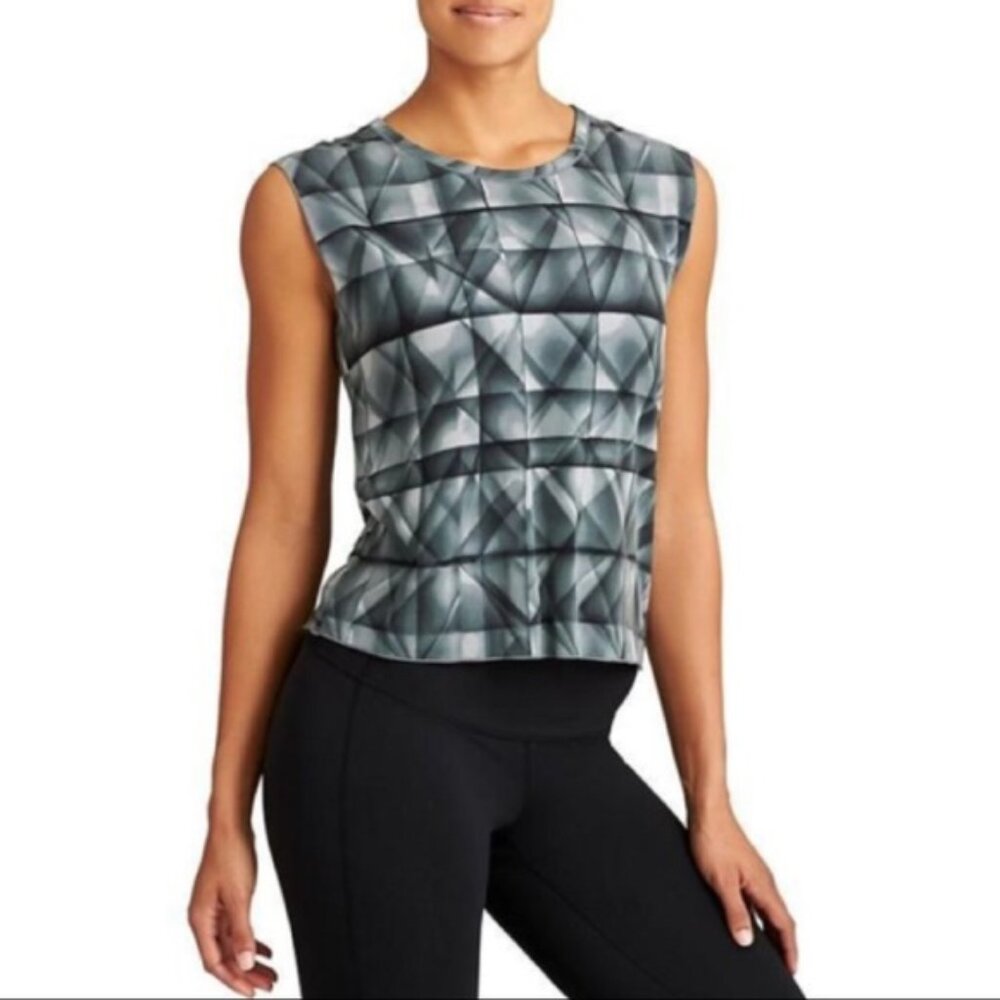Athleta Ciao Bella Flutter Split Back Top I Size XL